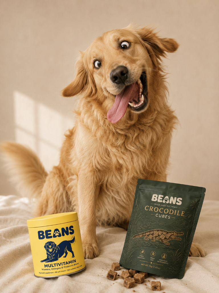 BEANS freeze-dried pet treats and supplements