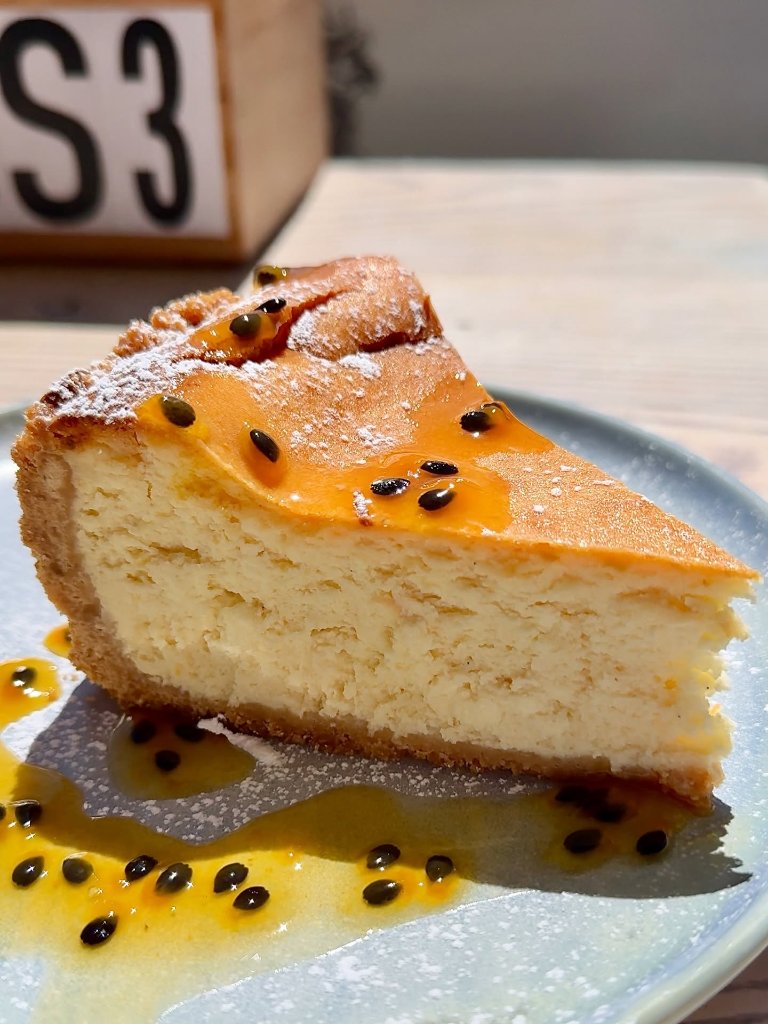 Passionfruit cheesecake at The Hideout Rosebud
