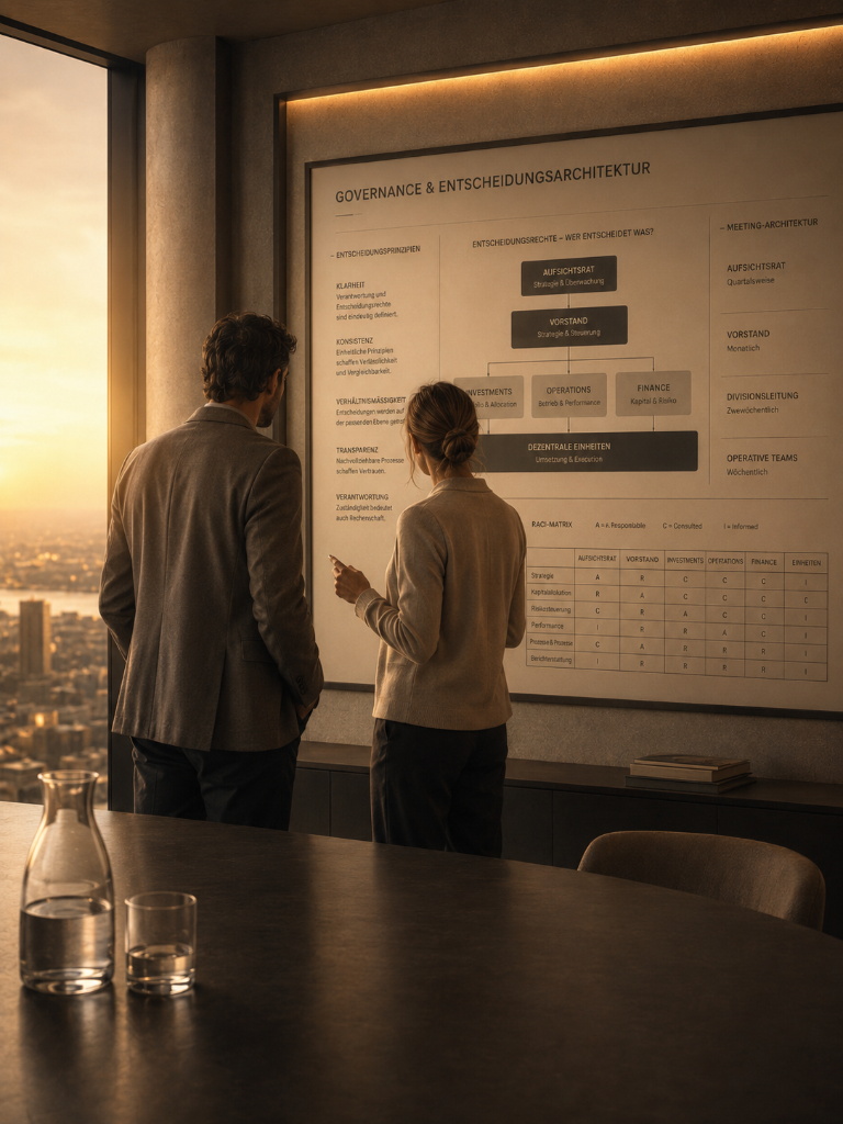 Klare Governance und Entscheidungen