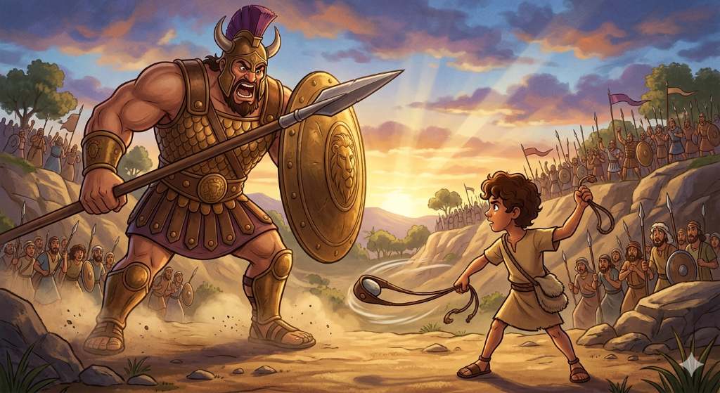 David and Goliath