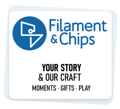Filament & Chips Signboard