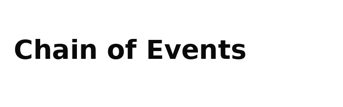 Chain of Events