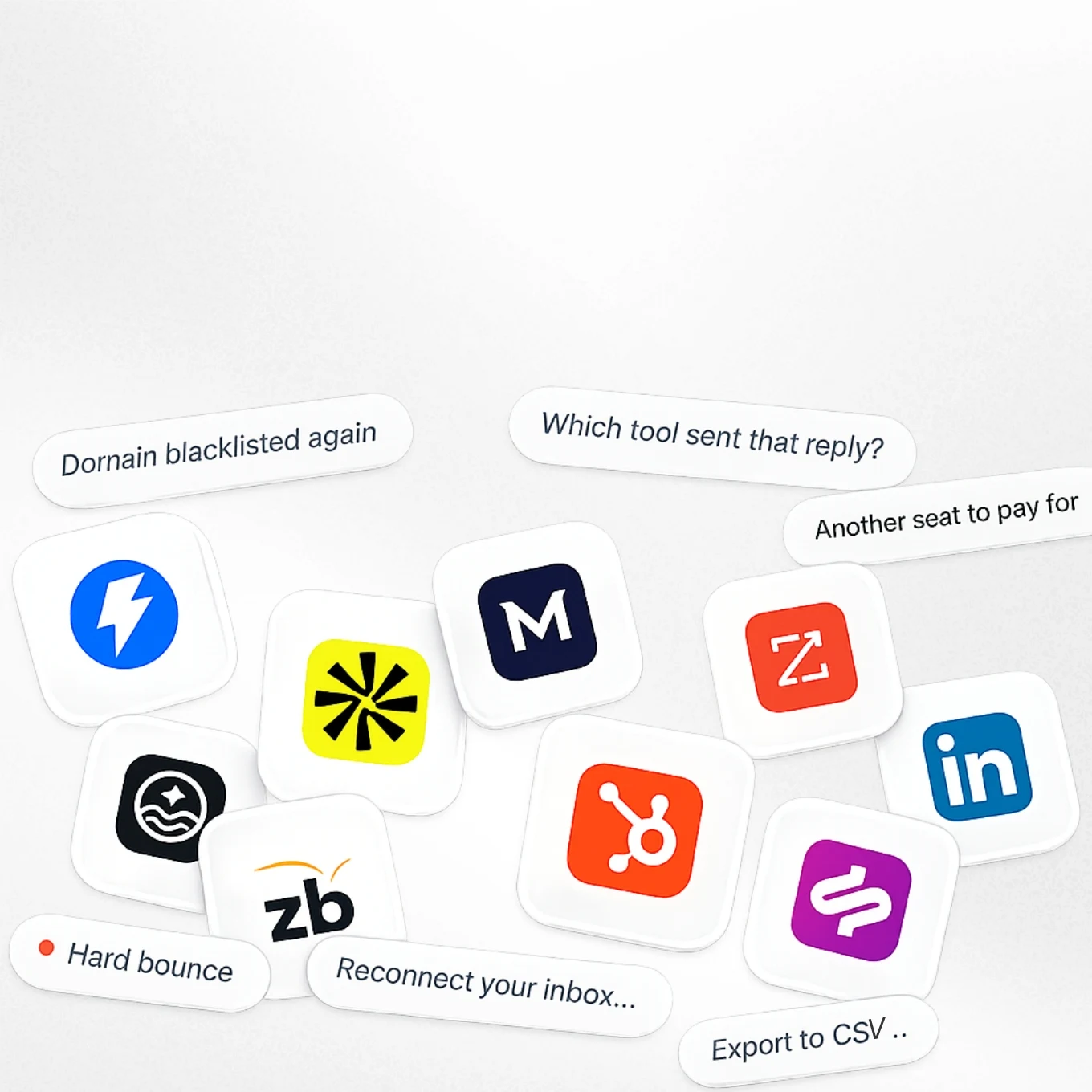 Scattered cold email tools before Mailscale
