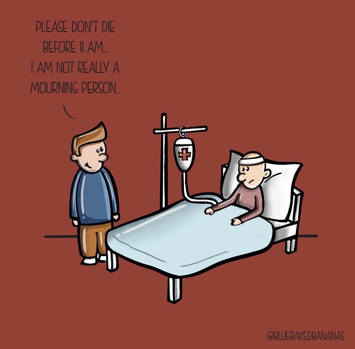 Not really a mourning person