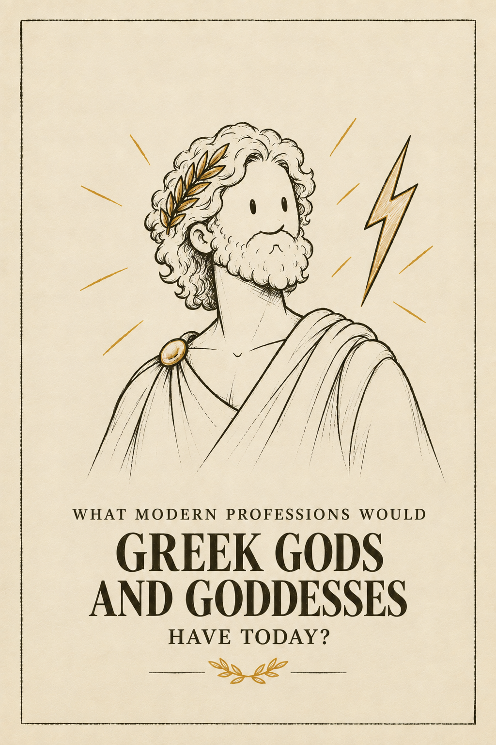 What modern professions would Greek gods have today?