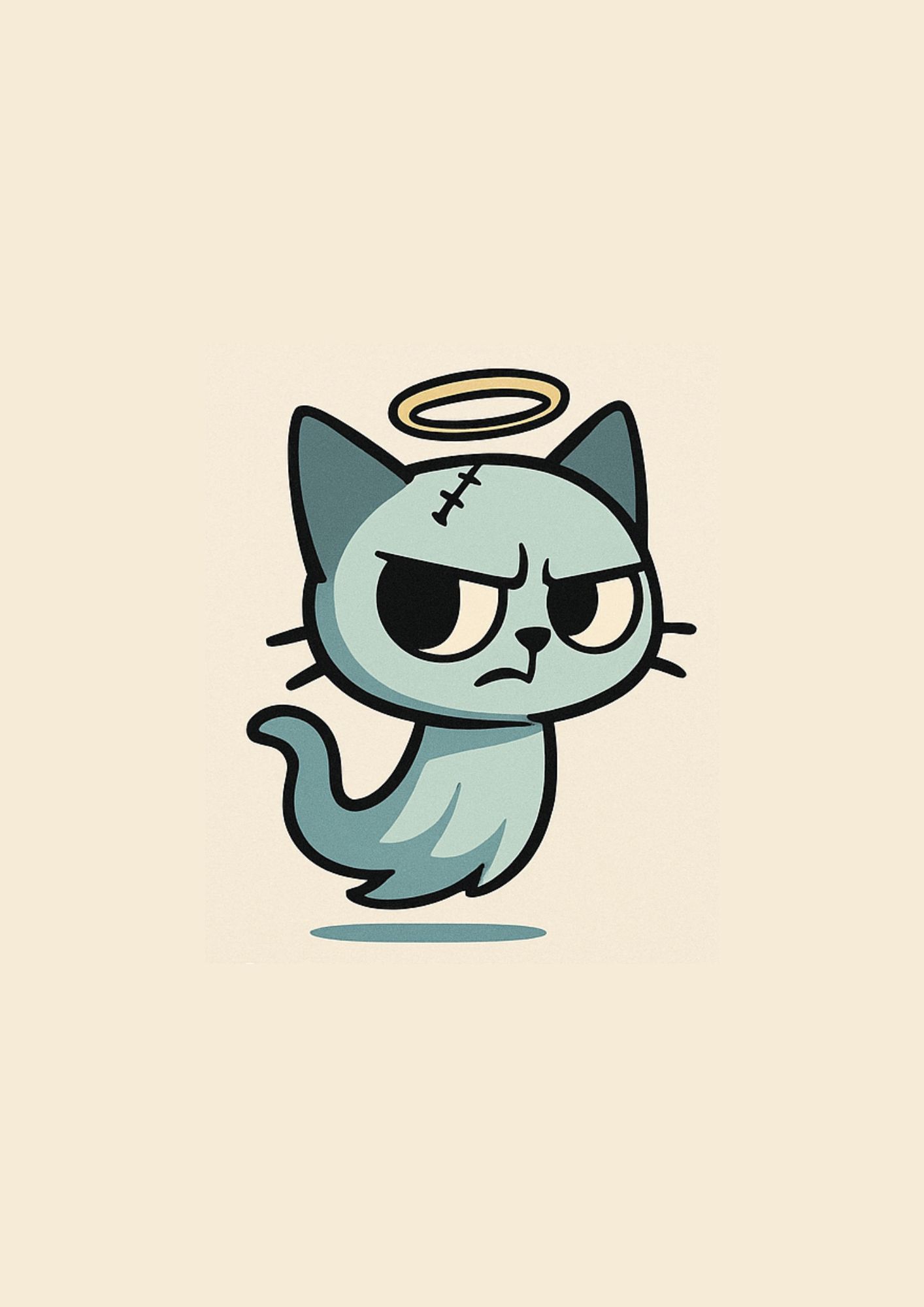 PAWnder spectral cat mascot