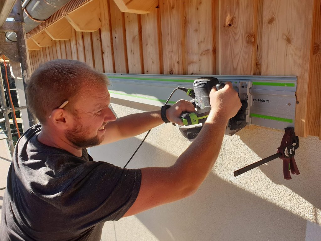 Sebastian Jauch bei der Arbeit