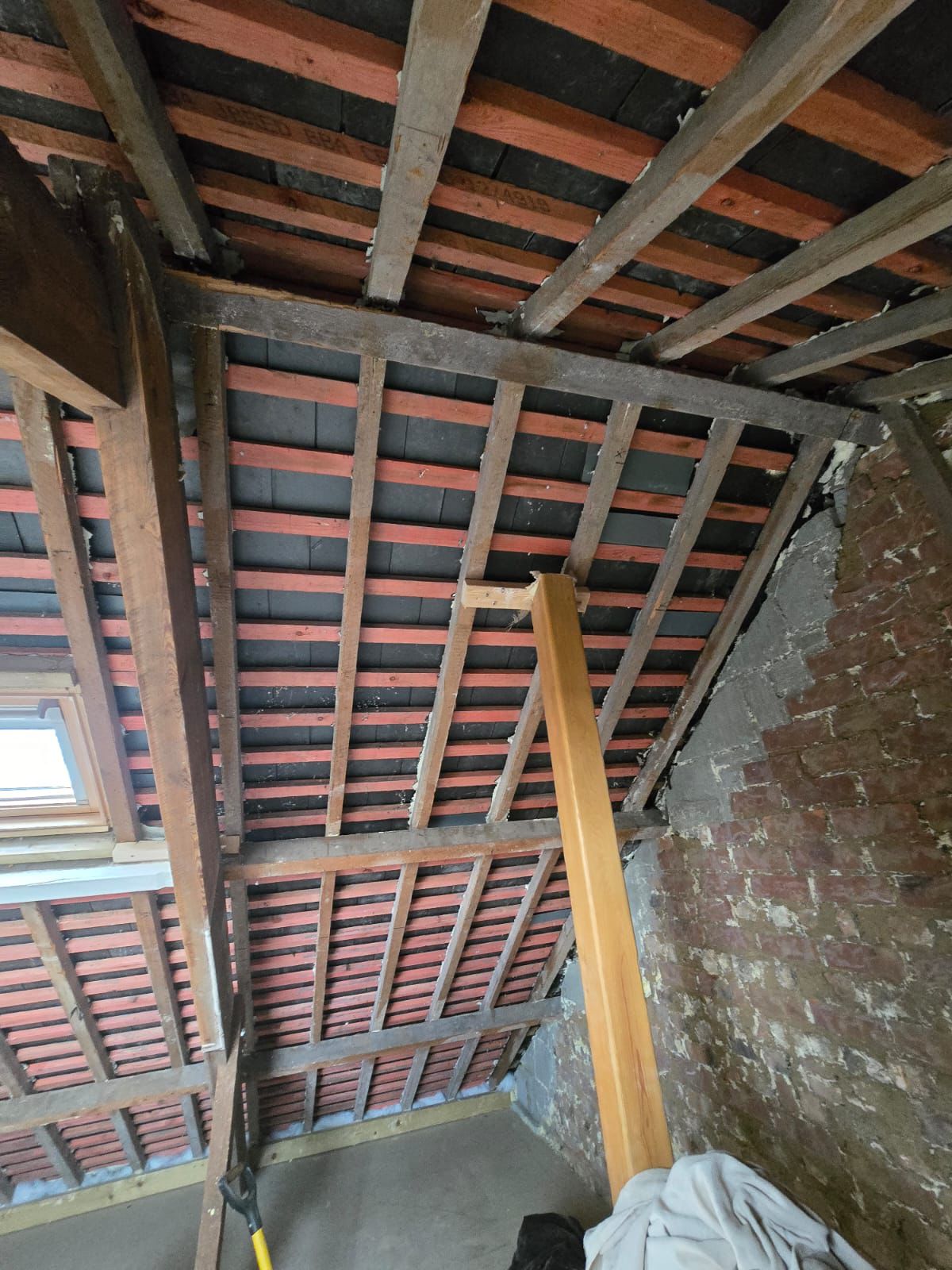 Real spray foam removal project — Leeds, West Yorkshire