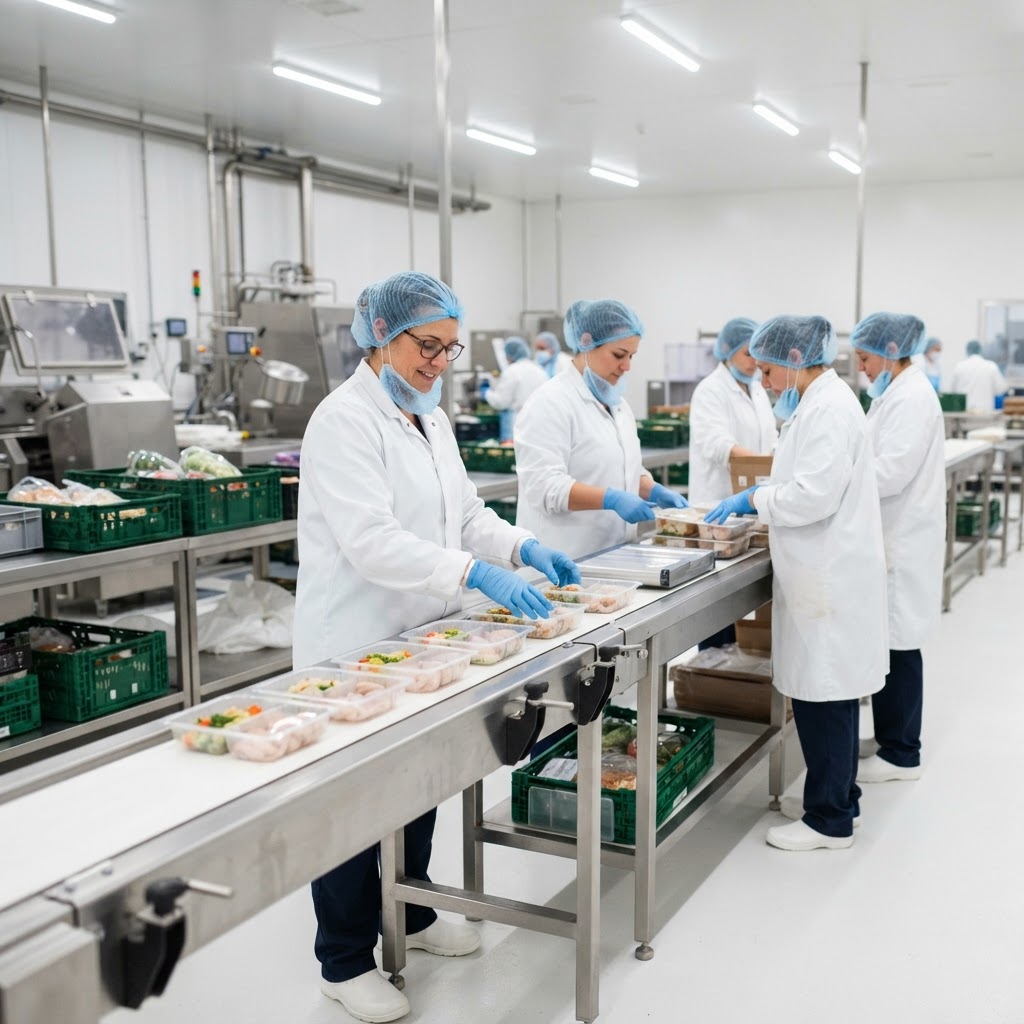 Lebensmittelproduktion aus Bulgarien – Arbeitskräfte aus Bulgarien im Einsatz