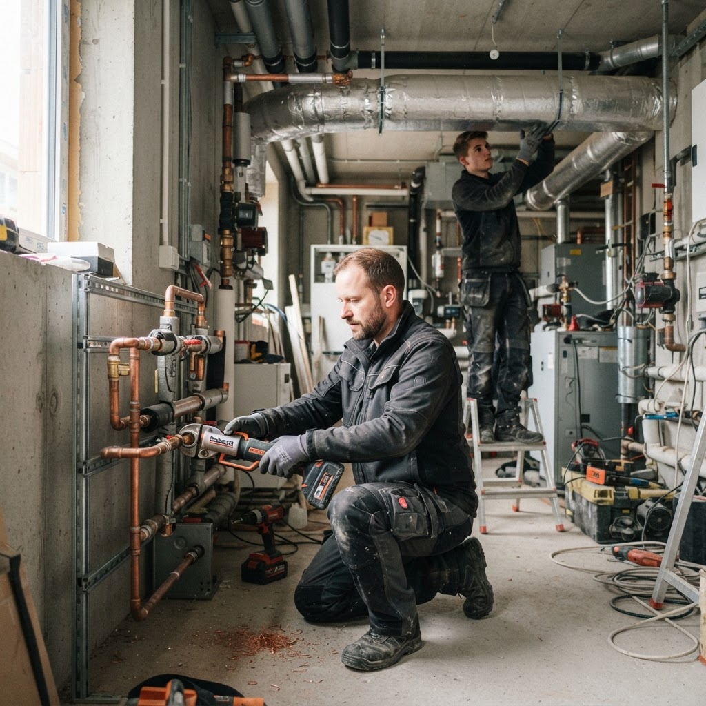 HKLS – Heizung, Klima, Lüftung, Sanitär aus Ungarn – Arbeitskräfte aus Ungarn im Einsatz