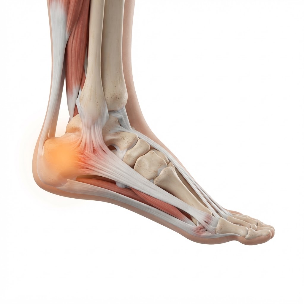 Tallonite e fascite plantare: anatomia del tallone e tensione della fascia plantare
