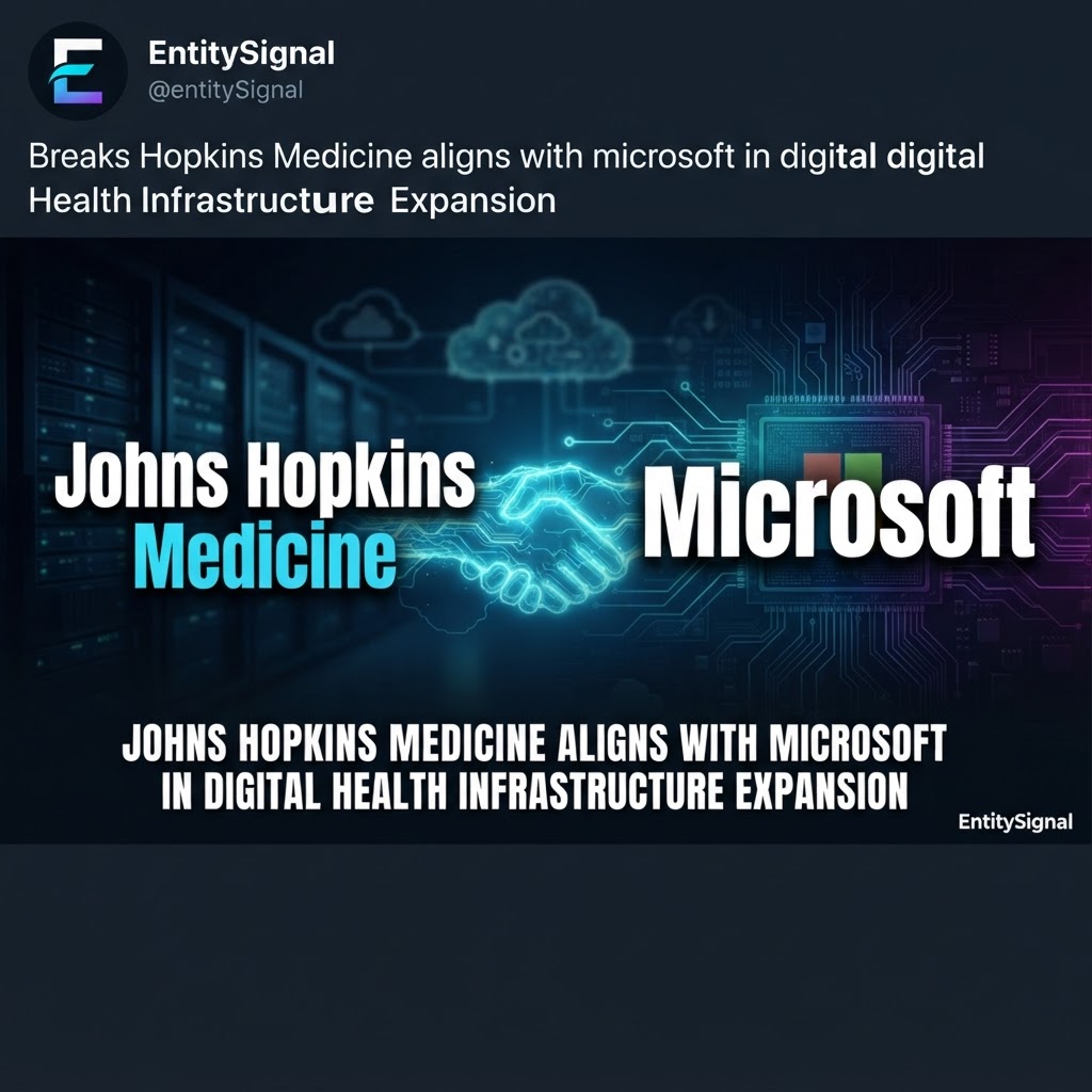 Johns Hopkins Medicine Aligns with Microsoft in Digital Health Infrastructure Expansion