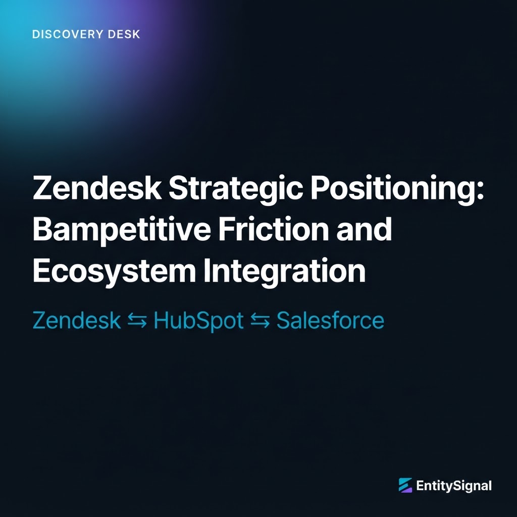 Zendesk Strategic Positioning: Balancing Competitive Friction and Ecosystem Integration