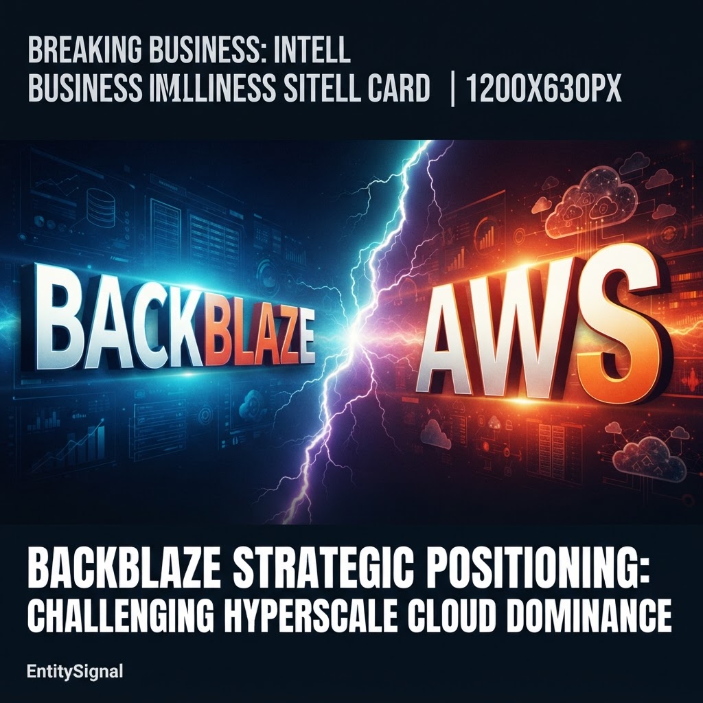 Backblaze Strategic Positioning: Challenging the Hyperscale Cloud Dominance
