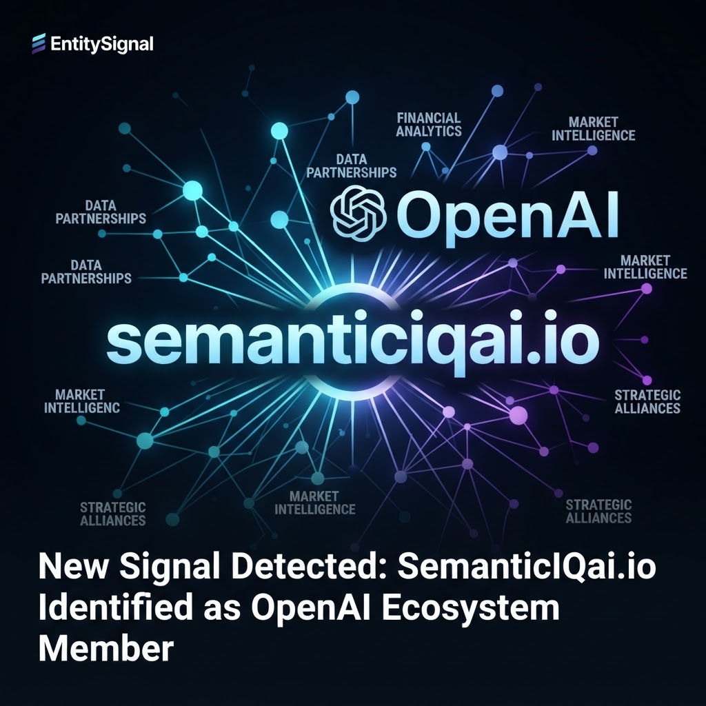 New Signal Detected: SemanticIQai.io Identified as OpenAI Ecosystem Member