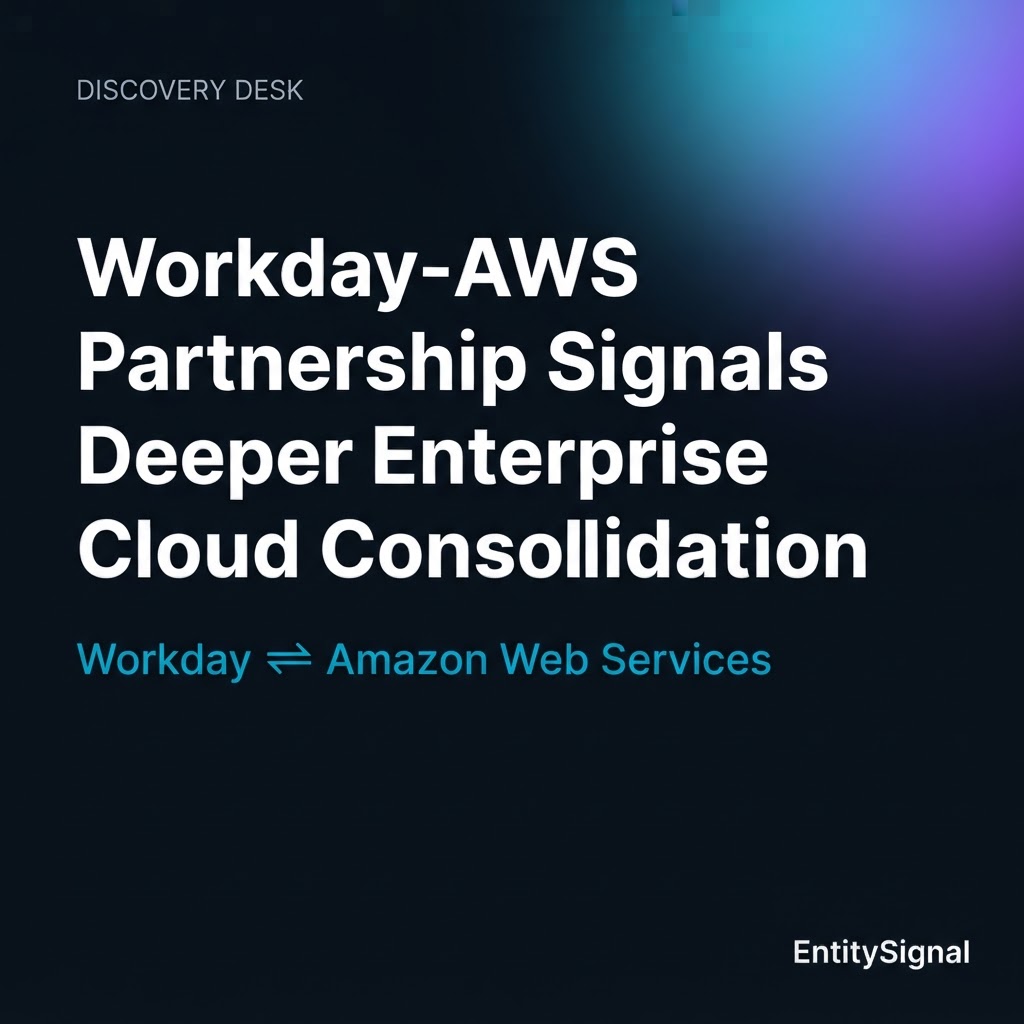 Workday-AWS Partnership Signals Deeper Enterprise Cloud Consolidation