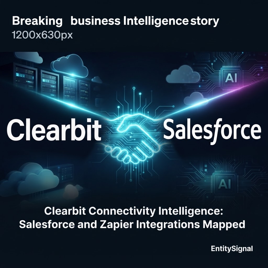 Clearbit Connectivity Intelligence: Salesforce and Zapier Integrations Mapped