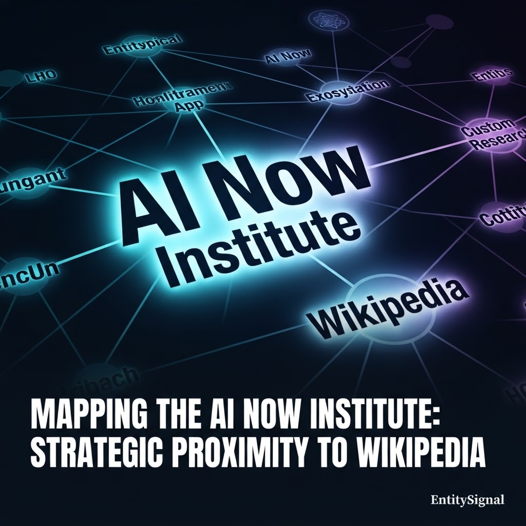 Mapping the AI Now Institute: Strategic Proximity to Wikipedia