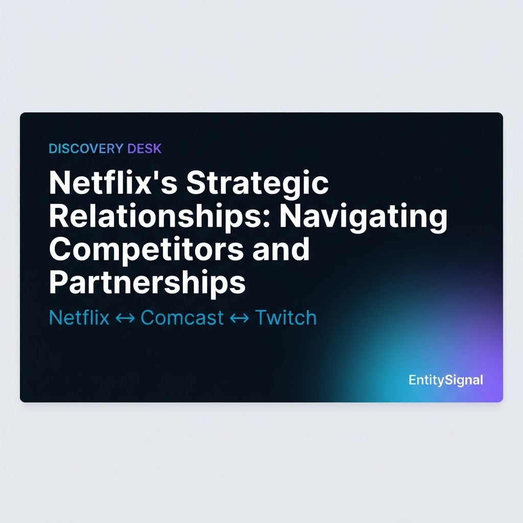 Netflix's Strategic Relationships: Navigating Competitors and Partnerships