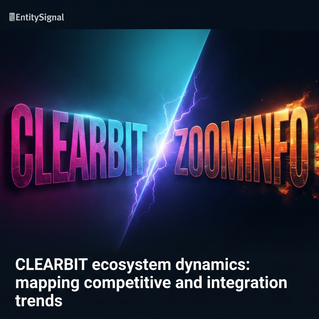 Clearbit Ecosystem Dynamics: Mapping Competitive and Integration Trends