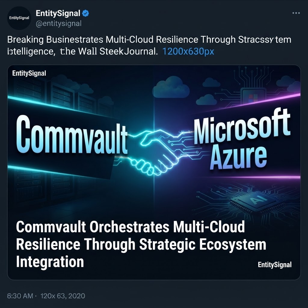 Commvault Orchestrates Multi-Cloud Resilience Through Strategic Ecosystem Integration