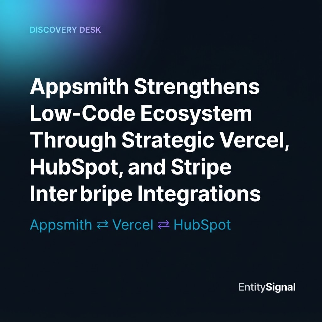 Appsmith Strengthens Low-Code Ecosystem Through Strategic Vercel, HubSpot, and Stripe Integrations