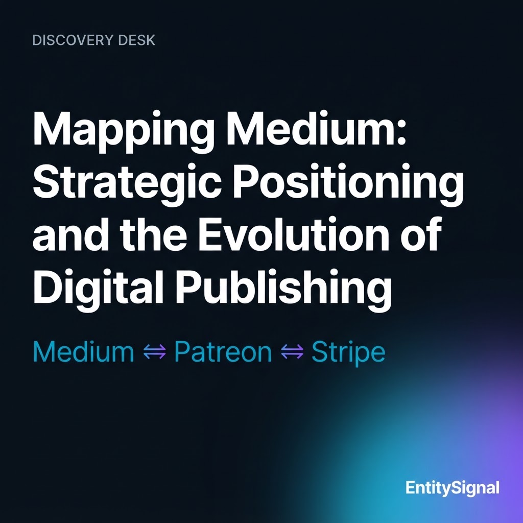 Mapping Medium: Strategic Positioning and the Evolution of Digital Publishing