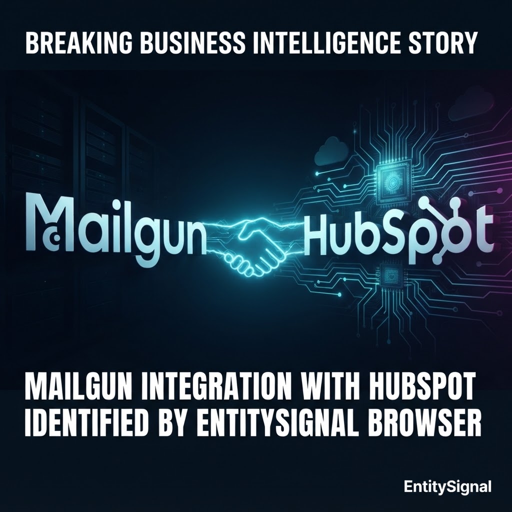 Mailgun Integration with HubSpot Identified by EntitySignal Browser