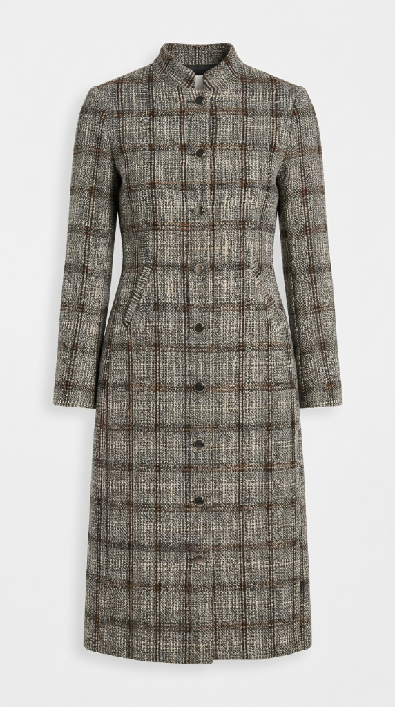 Heritage Plaid Tweed Coat
