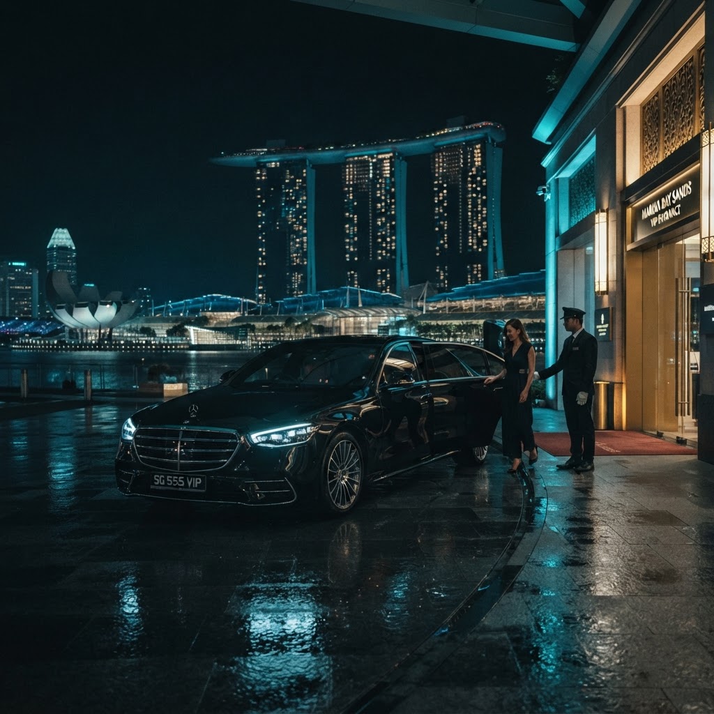 Marina Bay Sands VIP Limousine and Casino Transfer Guide in Singapore