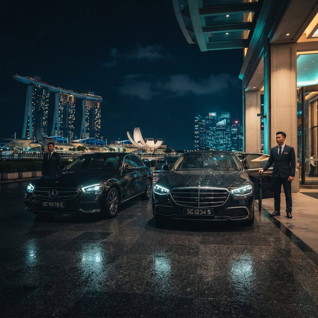 Mercedes E-Class vs S-Class Chauffeur Service: Premium vs Presidential Luxury in Singapore