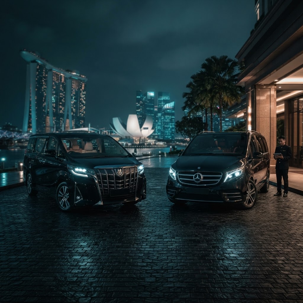 Toyota Alphard vs Mercedes V-Class: Which Luxury MPV Should You Book in Singapore?