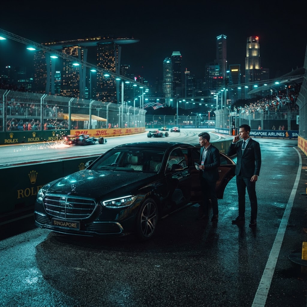 F1 Singapore Grand Prix VIP Chauffeur Guide: Trackside Transport and Road Closure Navigation