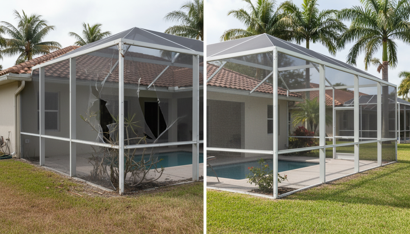 Total Rescreening in The Villages, FL by veteran-owned screen company