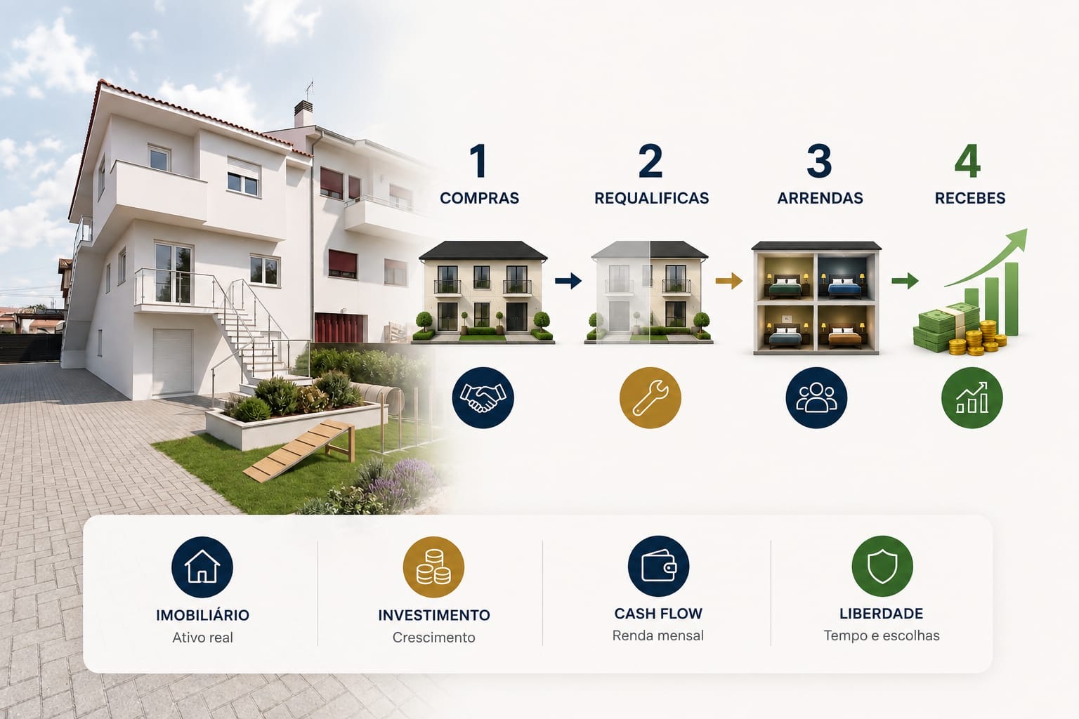 Modelo Leo Invest — Compras, Requalificas, Arrendas, Recebes