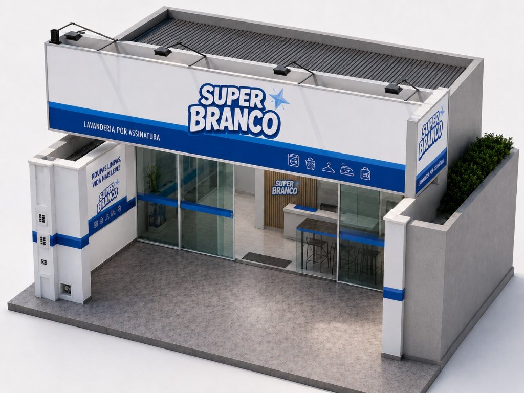 Unidade Super Branco 3D