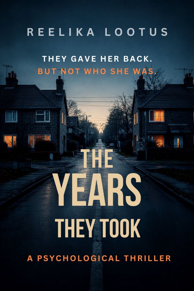 The Years They Took psychological thriller book cover by Reelika Lootus