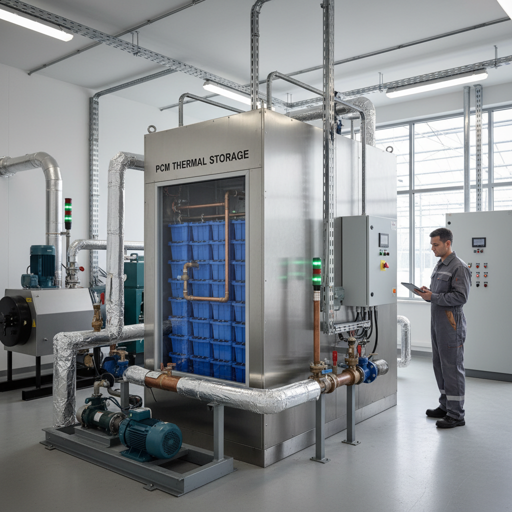 Thermal Storage with Water or Phase Change Materials