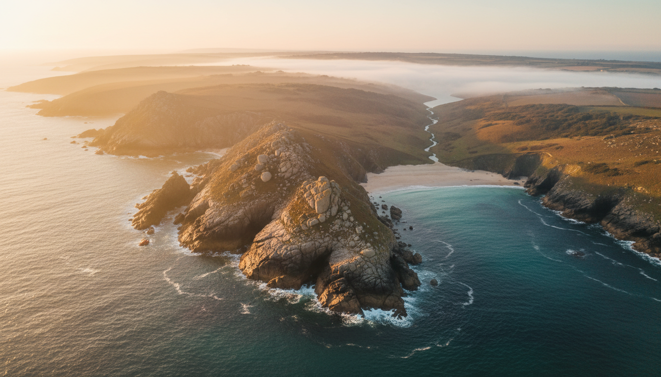 Cornwall coastline near St Austell
