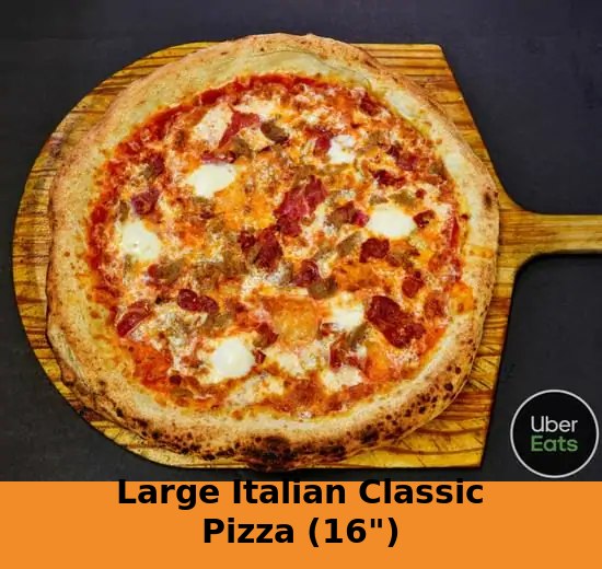 Italian Classic Pizza pizza β Tomato sauce, mozzarella, fior di latte, salami, Italian sausage. A true woodstone classic.