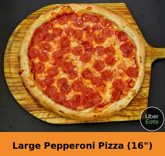 Pepperoni Pizza pizza β A classic favourite loaded with generous rounds of pepperoni on pizza sauce and mozzarella.