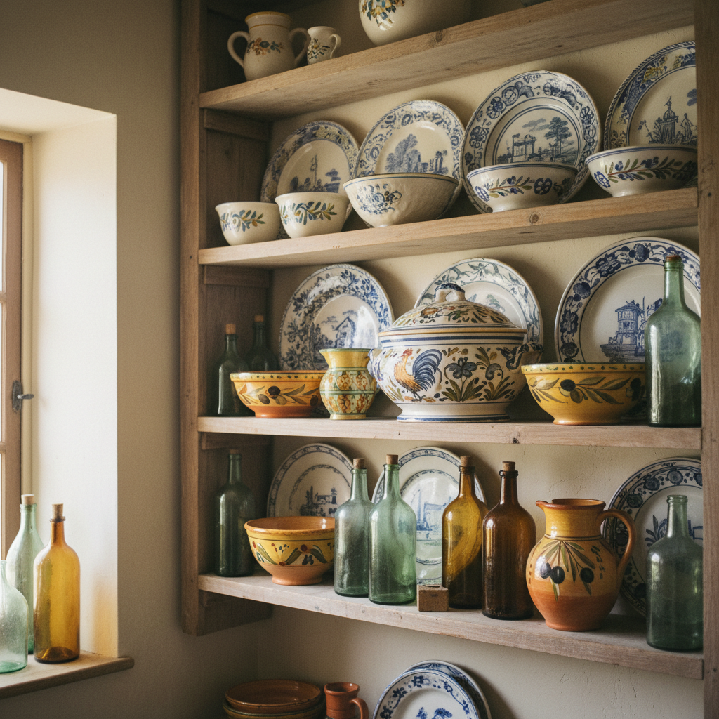 Collection de faïences et porcelaines anciennes - bibelots Marssac-sur-Tarn
