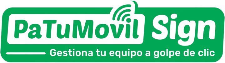 PaTuMovil Sign - Gestiona tu equipo a golpe de clic