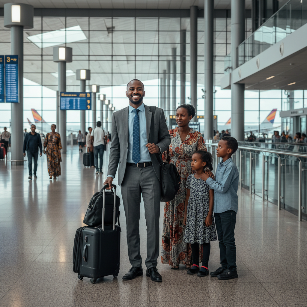 Airport departure