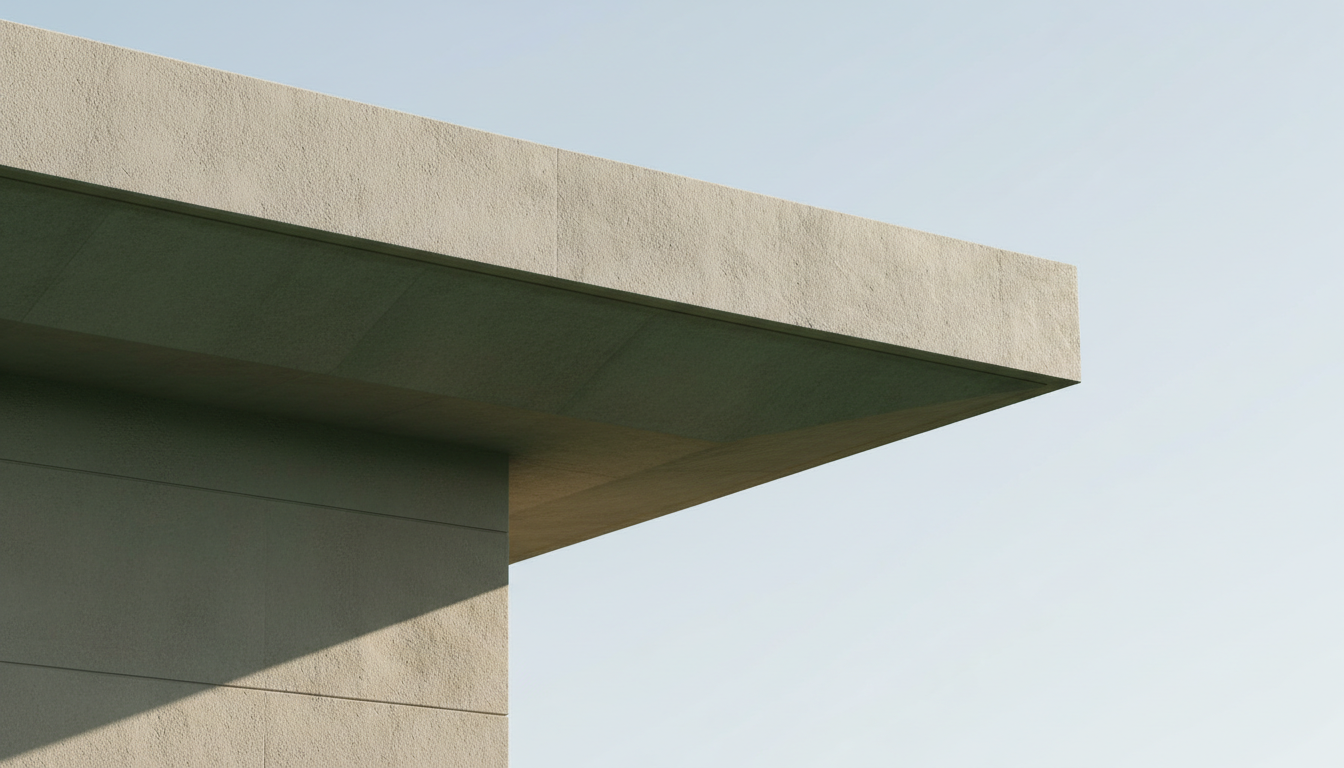 Architectural interior in quiet light
