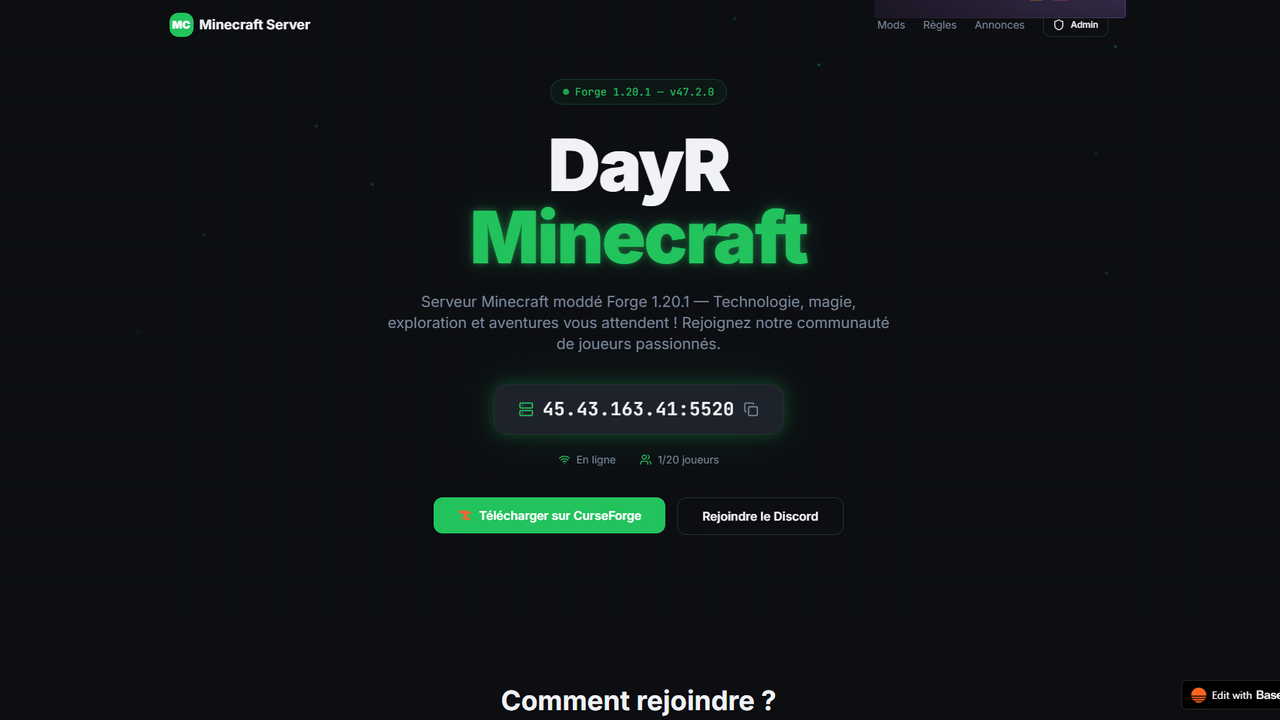 DayR template preview