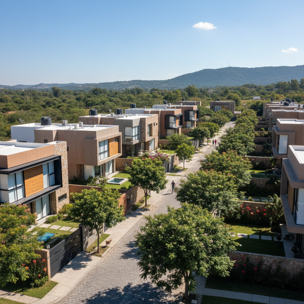 Colonia residencial en Morelia, Michoacán — vivienda y desarrollo urbano