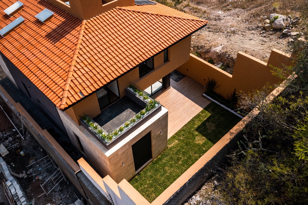 Desarrollo residencial con arquitectura contemporánea