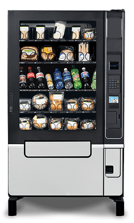 Combination snack and beverage vending machine for small offices and hotels in Oklahoma