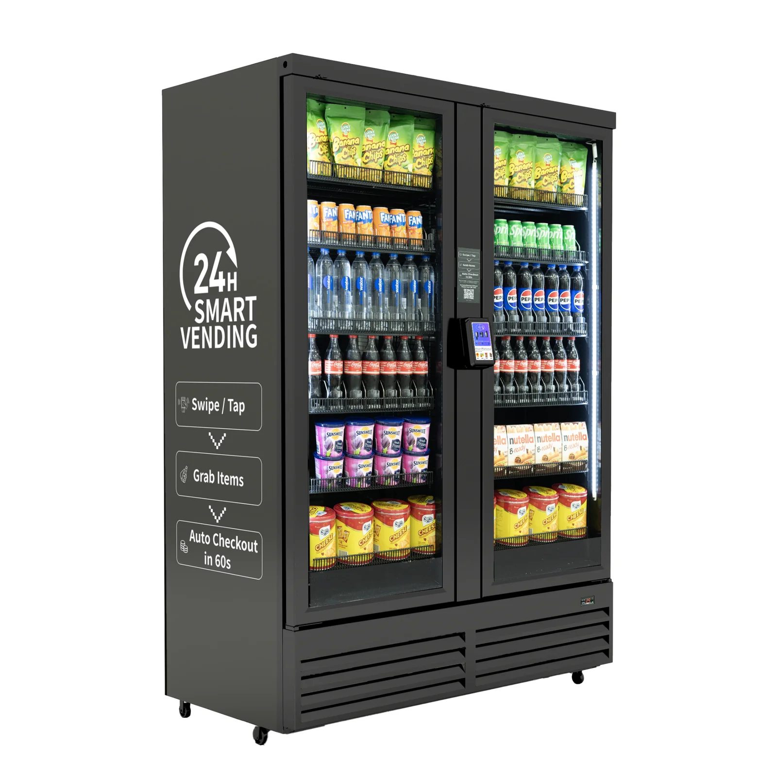 AI Smart Cooler technology - modern intelligent vending cooler for Northeast Oklahoma businesses